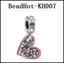 HOT IP Series Pop Art for Everybody Real 925 Sterling Silver Charms Beads For Making Fine Jewelry Valentine's Day Girl Gift
