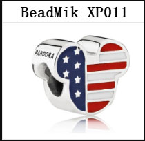 DS 001-050 Mik Min Mouse Real 925 Silver Beads For Jewelry Making Pendant Charm For Women Girl Christmas Valentine's Day Gift