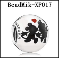 DS 001-050 Mik Min Mouse Real 925 Silver Beads For Jewelry Making Pendant Charm For Women Girl Christmas Valentine's Day Gift