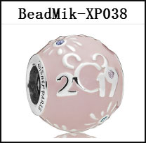 DS 001-050 Mik Min Mouse Real 925 Silver Beads For Jewelry Making Pendant Charm For Women Girl Christmas Valentine's Day Gift
