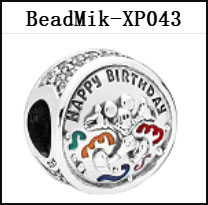 DS 001-050 Mik Min Mouse Real 925 Silver Beads For Jewelry Making Pendant Charm For Women Girl Christmas Valentine's Day Gift
