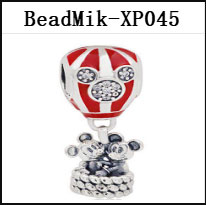 DS 001-050 Mik Min Mouse Real 925 Silver Beads For Jewelry Making Pendant Charm For Women Girl Christmas Valentine's Day Gift