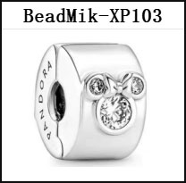 Trend DS 101-150 New Design Mik Min Mouse 100% 925 Silver Pendant Bead For Fine Jewelry Making Charm For Women Girl Gift