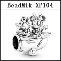 Trend DS 101-150 New Design Mik Min Mouse 100% 925 Silver Pendant Bead For Fine Jewelry Making Charm For Women Girl Gift