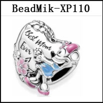 Trend DS 101-150 New Design Mik Min Mouse 100% 925 Silver Pendant Bead For Fine Jewelry Making Charm For Women Girl Gift