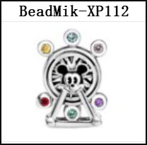 Trend DS 101-150 New Design Mik Min Mouse 100% 925 Silver Pendant Bead For Fine Jewelry Making Charm For Women Girl Gift