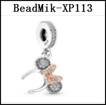 Trend DS 101-150 New Design Mik Min Mouse 100% 925 Silver Pendant Bead For Fine Jewelry Making Charm For Women Girl Gift