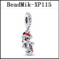 Trend DS 101-150 New Design Mik Min Mouse 100% 925 Silver Pendant Bead For Fine Jewelry Making Charm For Women Girl Gift
