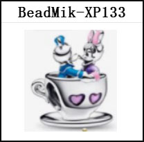 Trend DS 101-150 New Design Mik Min Mouse 100% 925 Silver Pendant Bead For Fine Jewelry Making Charm For Women Girl Gift