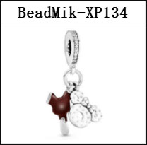 Trend DS 101-150 New Design Mik Min Mouse 100% 925 Silver Pendant Bead For Fine Jewelry Making Charm For Women Girl Gift