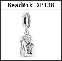 Trend DS 101-150 New Design Mik Min Mouse 100% 925 Silver Pendant Bead For Fine Jewelry Making Charm For Women Girl Gift