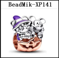 Trend DS 101-150 New Design Mik Min Mouse 100% 925 Silver Pendant Bead For Fine Jewelry Making Charm For Women Girl Gift