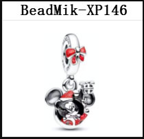Trend DS 101-150 New Design Mik Min Mouse 100% 925 Silver Pendant Bead For Fine Jewelry Making Charm For Women Girl Gift