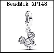 Trend DS 101-150 New Design Mik Min Mouse 100% 925 Silver Pendant Bead For Fine Jewelry Making Charm For Women Girl Gift