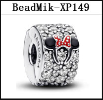 Trend DS 101-150 New Design Mik Min Mouse 100% 925 Silver Pendant Bead For Fine Jewelry Making Charm For Women Girl Gift