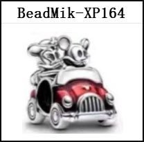 New Design DS 151-200 Mouse 100% S925 Silver Pendant Bead Charms For Fine Jewelry Making Fit Women Girl Bracelet Gift