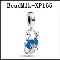 New Design DS 151-200 Mouse 100% S925 Silver Pendant Bead Charms For Fine Jewelry Making Fit Women Girl Bracelet Gift