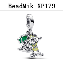 New Design DS 151-200 Mouse 100% S925 Silver Pendant Bead Charms For Fine Jewelry Making Fit Women Girl Bracelet Gift