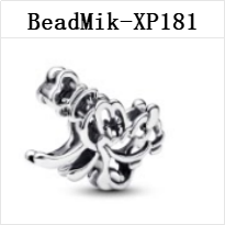 New Design DS 151-200 Mouse 100% S925 Silver Pendant Bead Charms For Fine Jewelry Making Fit Women Girl Bracelet Gift