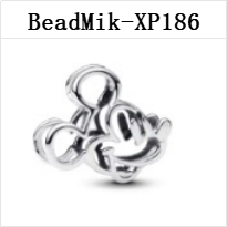 New Design DS 151-200 Mouse 100% S925 Silver Pendant Bead Charms For Fine Jewelry Making Fit Women Girl Bracelet Gift