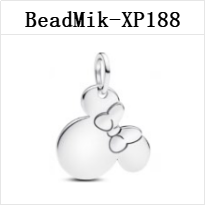 New Design DS 151-200 Mouse 100% S925 Silver Pendant Bead Charms For Fine Jewelry Making Fit Women Girl Bracelet Gift