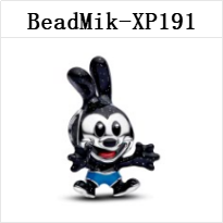 New Design DS 151-200 Mouse 100% S925 Silver Pendant Bead Charms For Fine Jewelry Making Fit Women Girl Bracelet Gift
