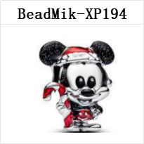 New Design DS 151-200 Mouse 100% S925 Silver Pendant Bead Charms For Fine Jewelry Making Fit Women Girl Bracelet Gift