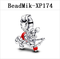 New Design DS 151-200 Mouse 100% S925 Silver Pendant Bead Charms For Fine Jewelry Making Fit Women Girl Bracelet Gift