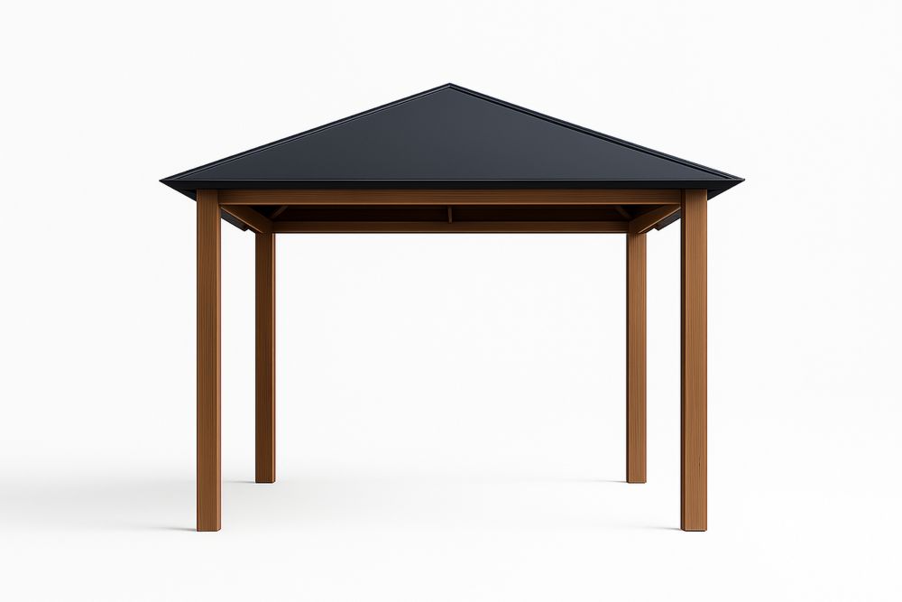 Altana ogrodowa drewniana z dachem poliwęglanowym 300x300 cm Brązowy