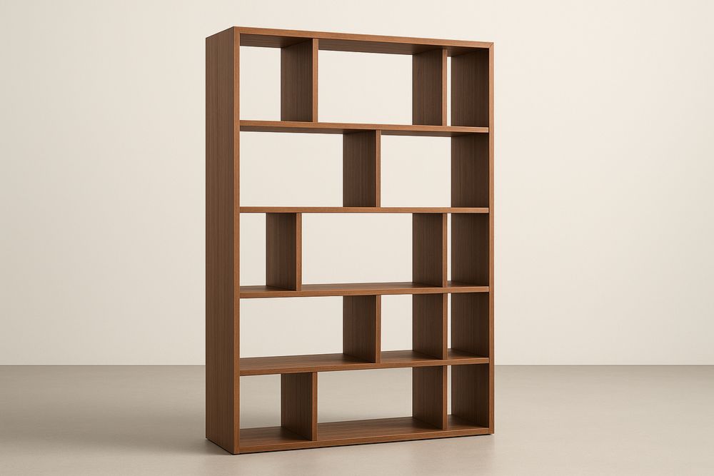 Regał z Płyty Wiórowej Brązowy 180x120x30