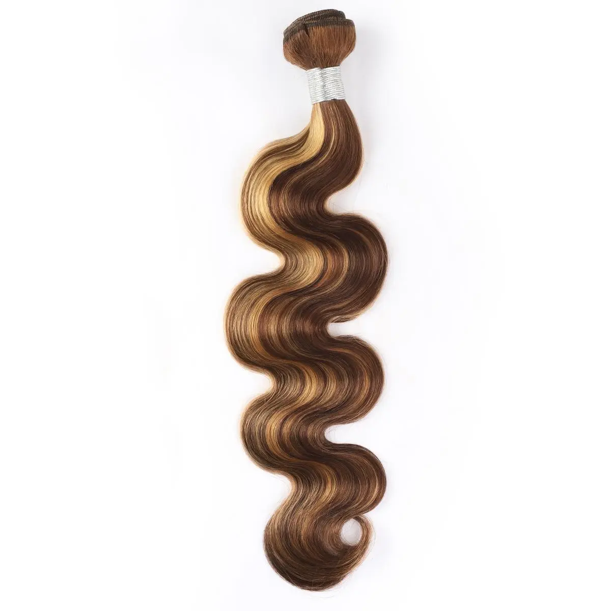 P4/27 Honey Blonde Highlight Body Wave Human Hair Bundles - Brazilian 3 Bundles, T1B/4/30 Body Wave Weave