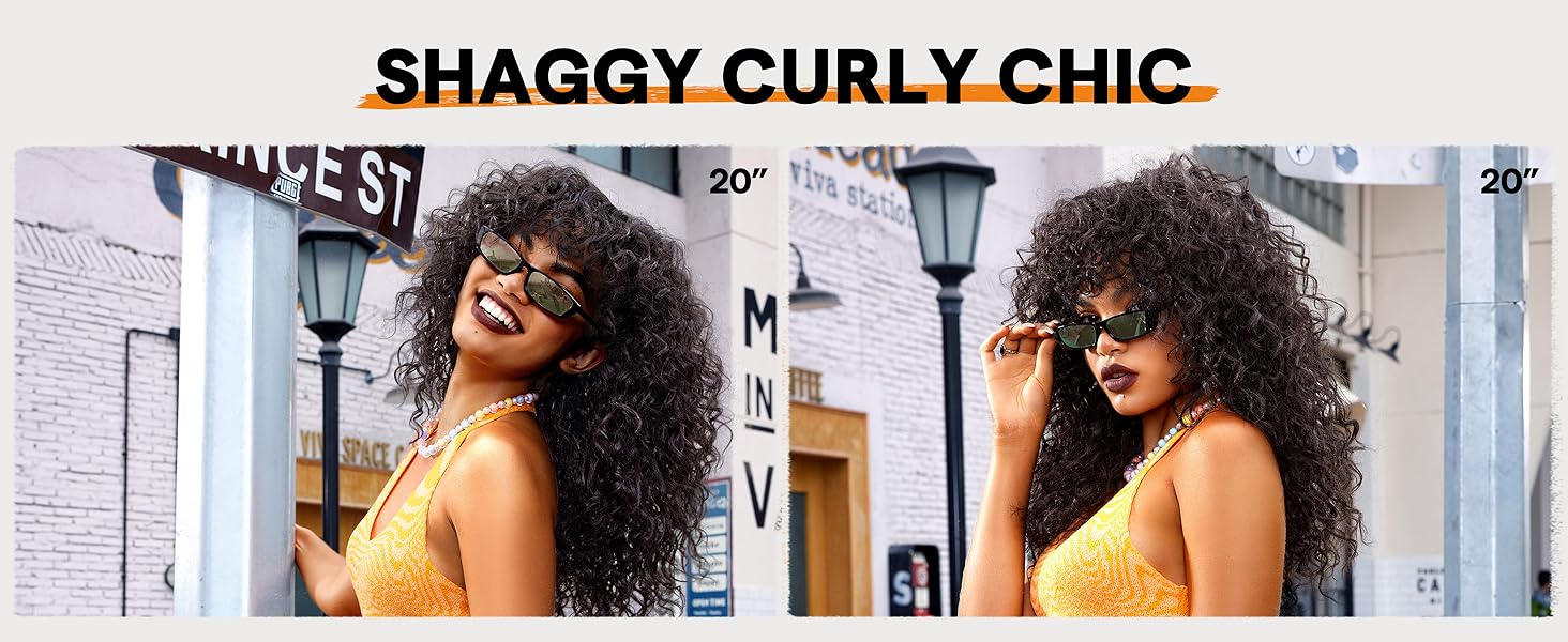 Human hair Wig with bangs