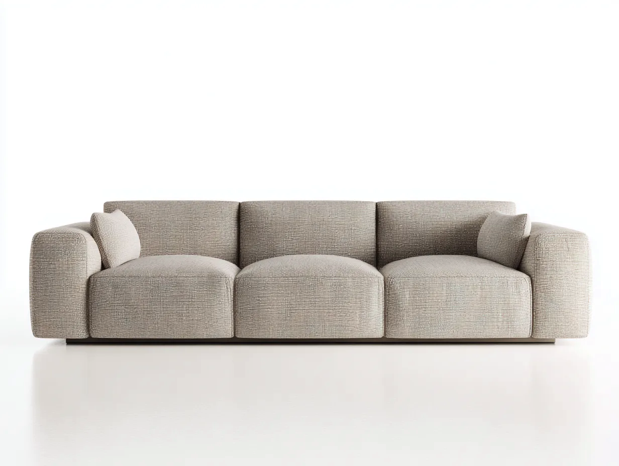 Gerades Sofa-Stoff-Holz-231 x 101 x 82 cm-Beige-Modernes Design-Havengetbase