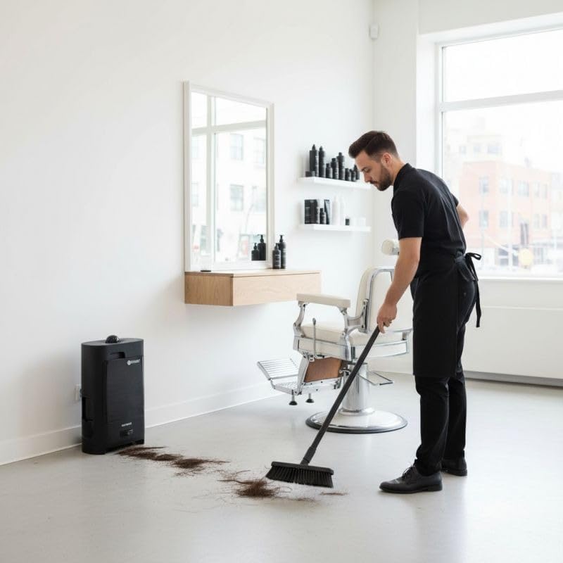 Poubelle Aspirateur Coiffure Automatique Professionnel, Sans Sac