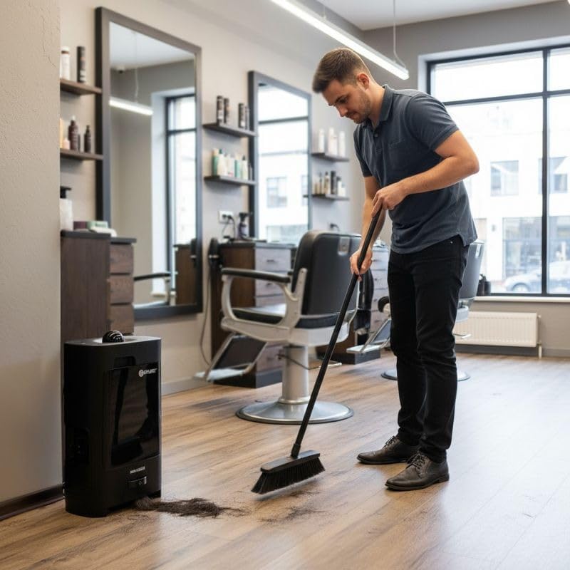 Poubelle Aspirateur Coiffure Automatique Professionnel, Sans Sac