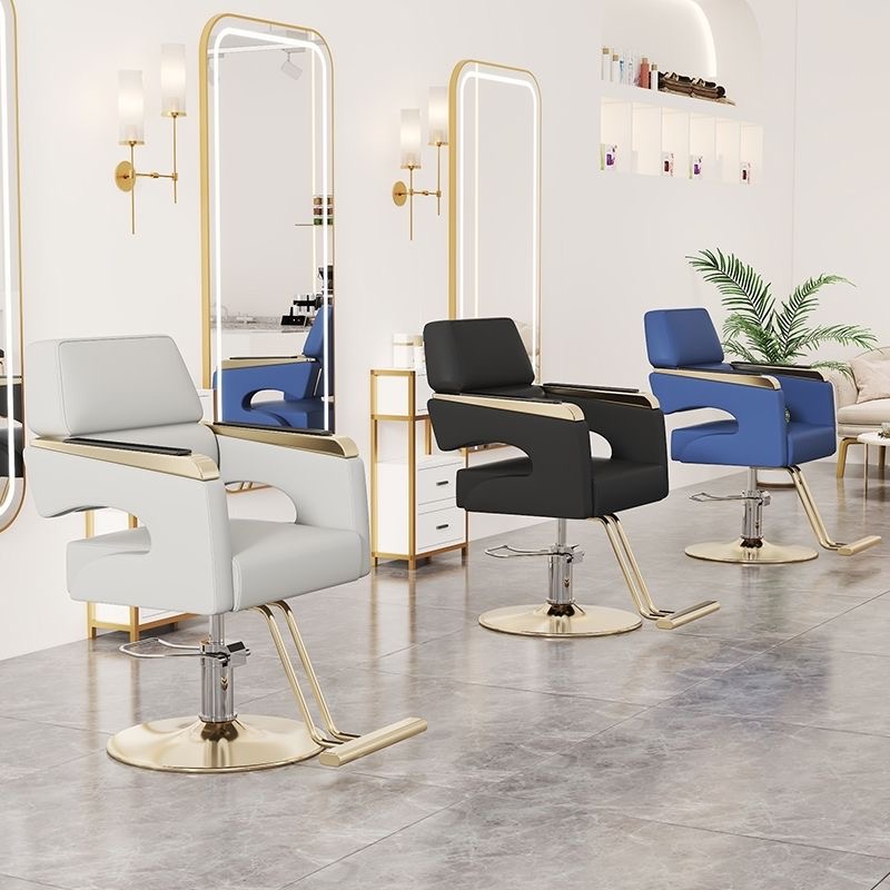 Chaise de coiffeur en cuir