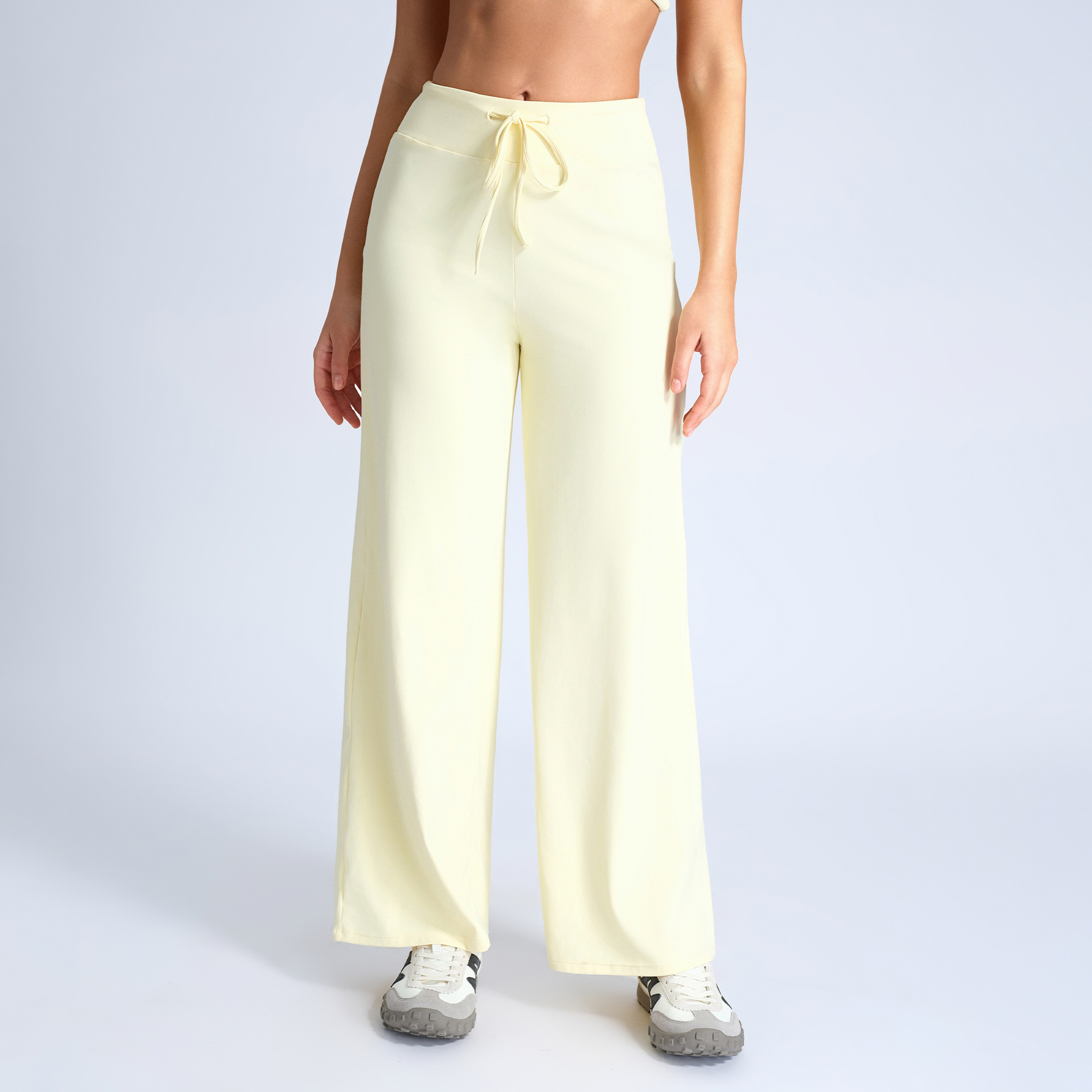 Sutterhie - Pantalon de Yoga Flare Taille Haute - Leggings de Sport Évasés avec Effet Push-up pour Fitness et Gym