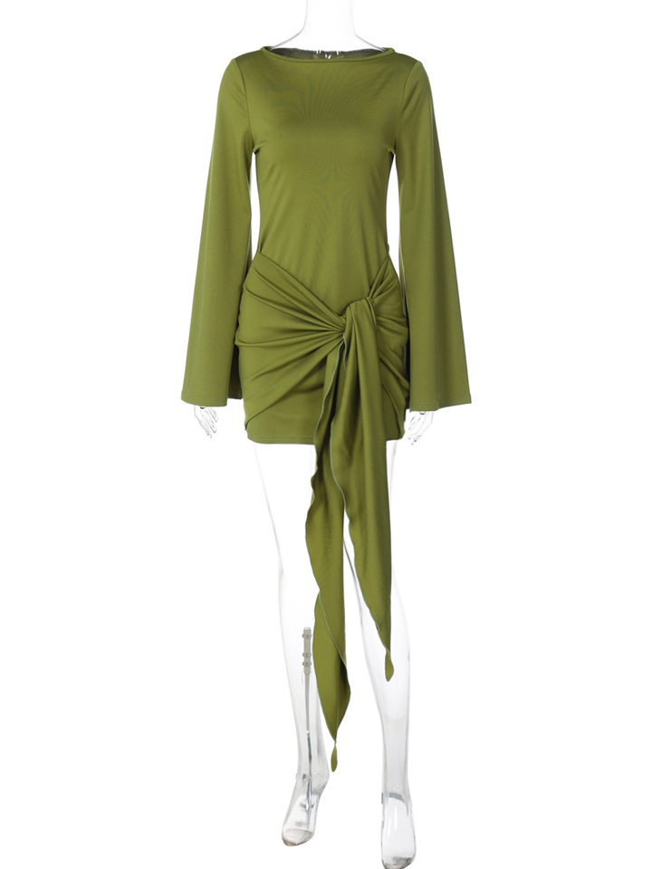 Sutterhie - Robe Mini Slim Fit à Lacets pour Femme - Robe de Soirée et Club Chic - Collection Automne 2026