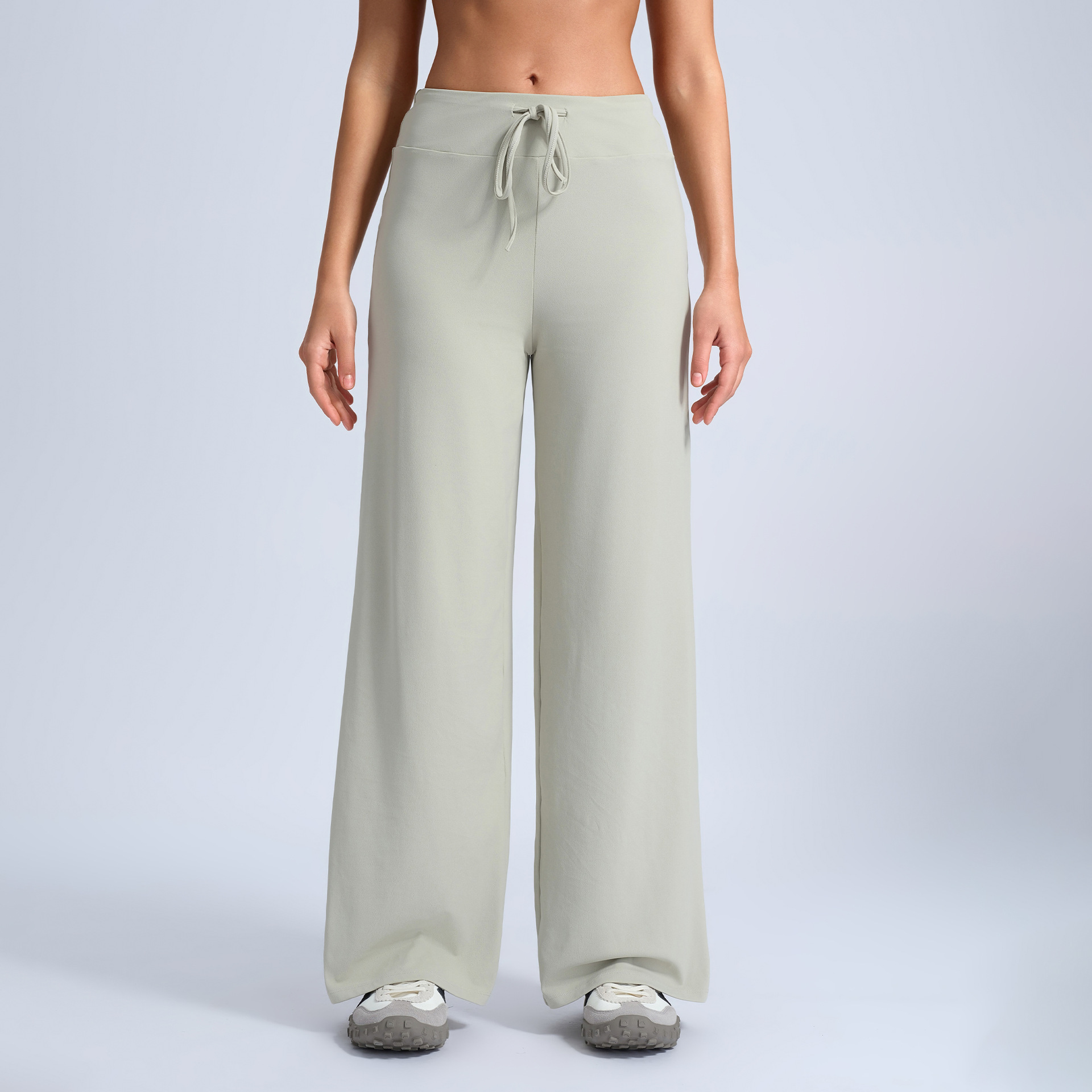 Sutterhie - Pantalon de Yoga Flare Taille Haute - Leggings de Sport Évasés avec Effet Push-up pour Fitness et Gym