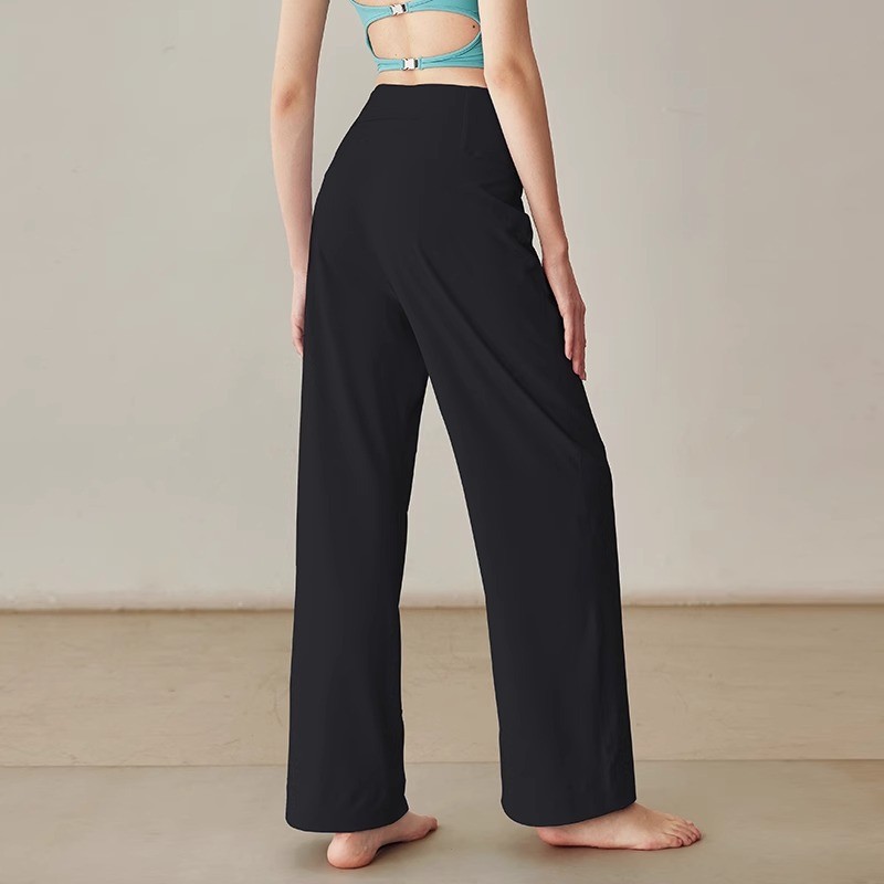 Leggings de Sport Femme Taille Haute avec Poches - Sutterhie - Pantalon de Yoga Sensation "Nude-Feeling"