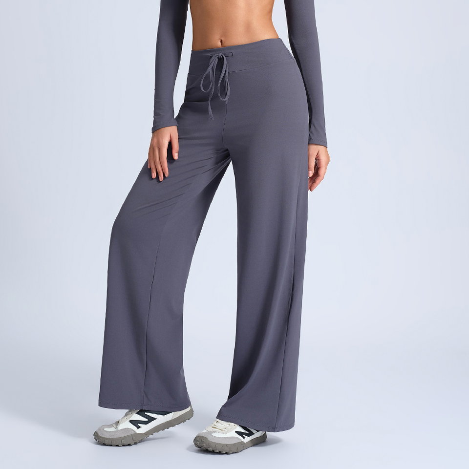 Sutterhie - Pantalon de Yoga Flare Taille Haute - Leggings de Sport Évasés avec Effet Push-up pour Fitness et Gym