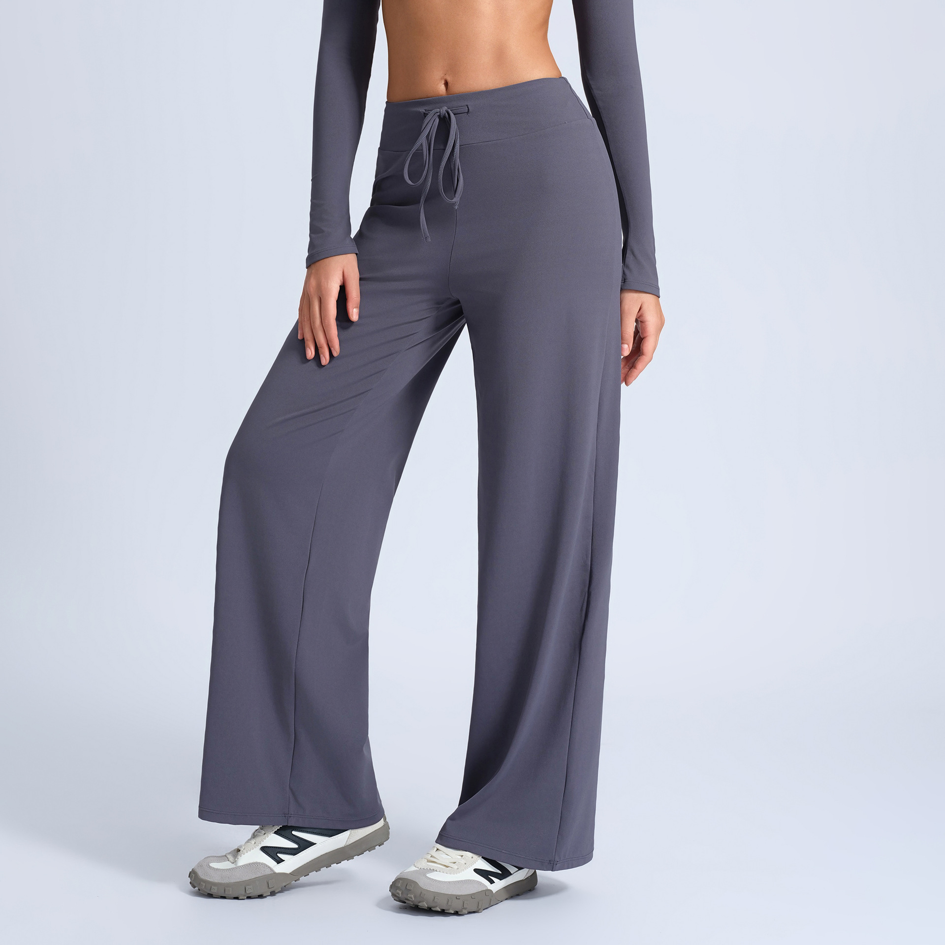 Sutterhie - Pantalon de Yoga Flare Taille Haute - Leggings de Sport Évasés avec Effet Push-up pour Fitness et Gym