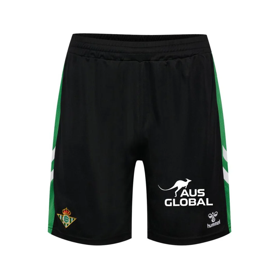 Kid's Real Betis 2025/26 Home Shorts - Black
