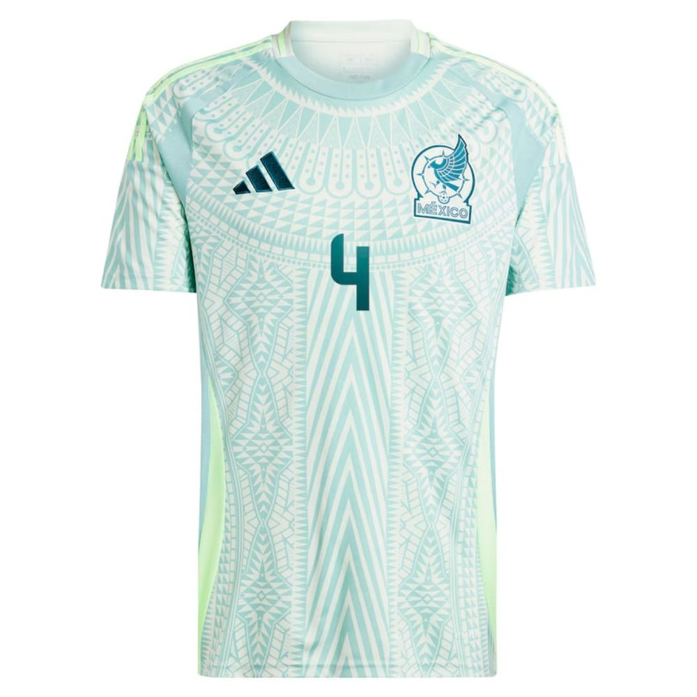 Edson Alvarez #4 Mexiko Auswärts Jersey Cup Amerika 2024.