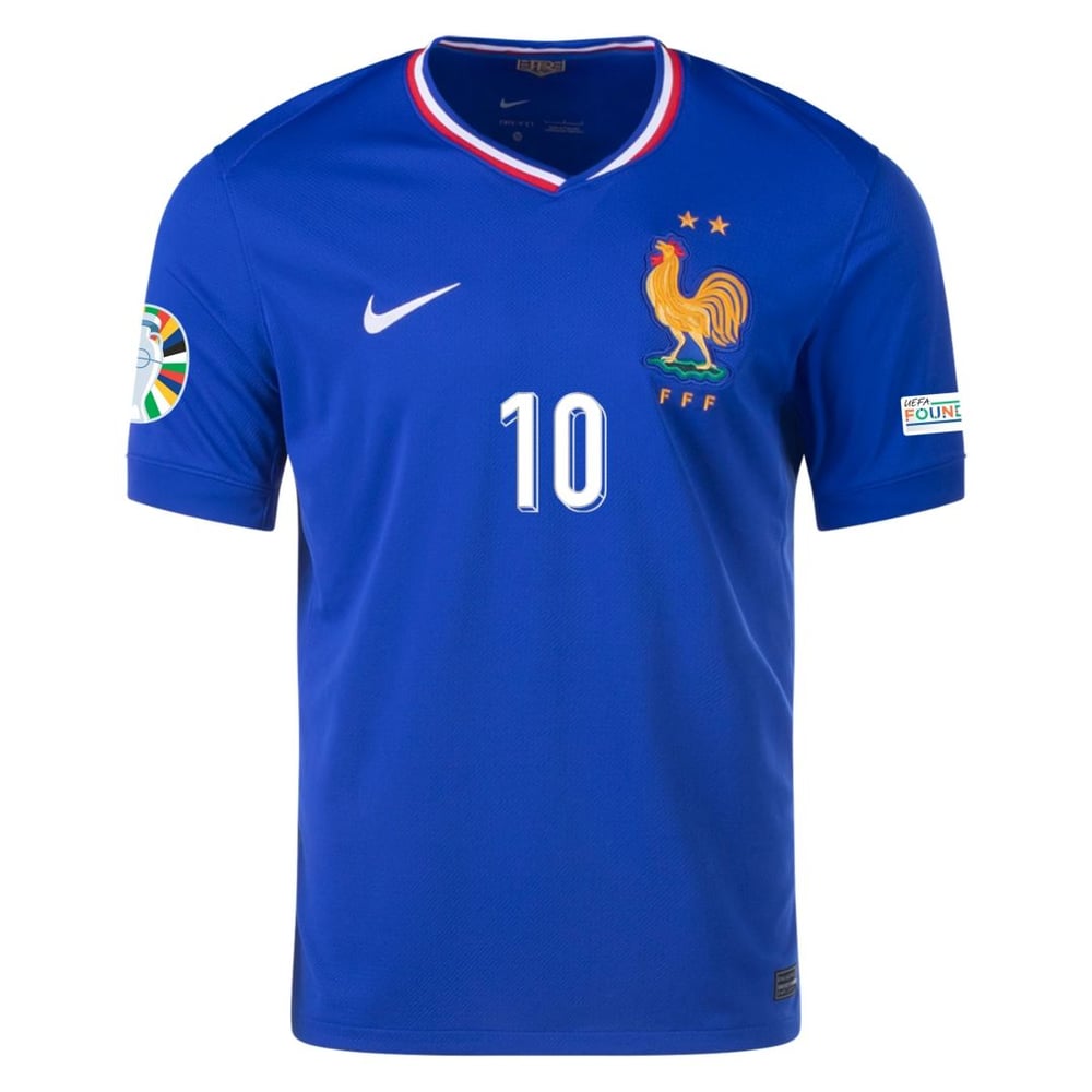 Kylian Mbappe #10 Frankreich Home Jersey EURO 2024