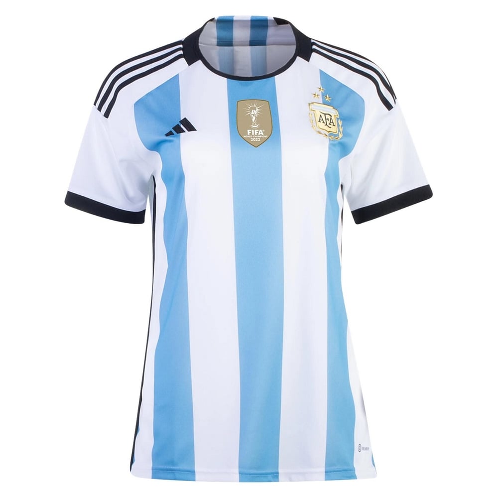 Frauen Argentinien Home Jersey Weltmeister schaft 2022