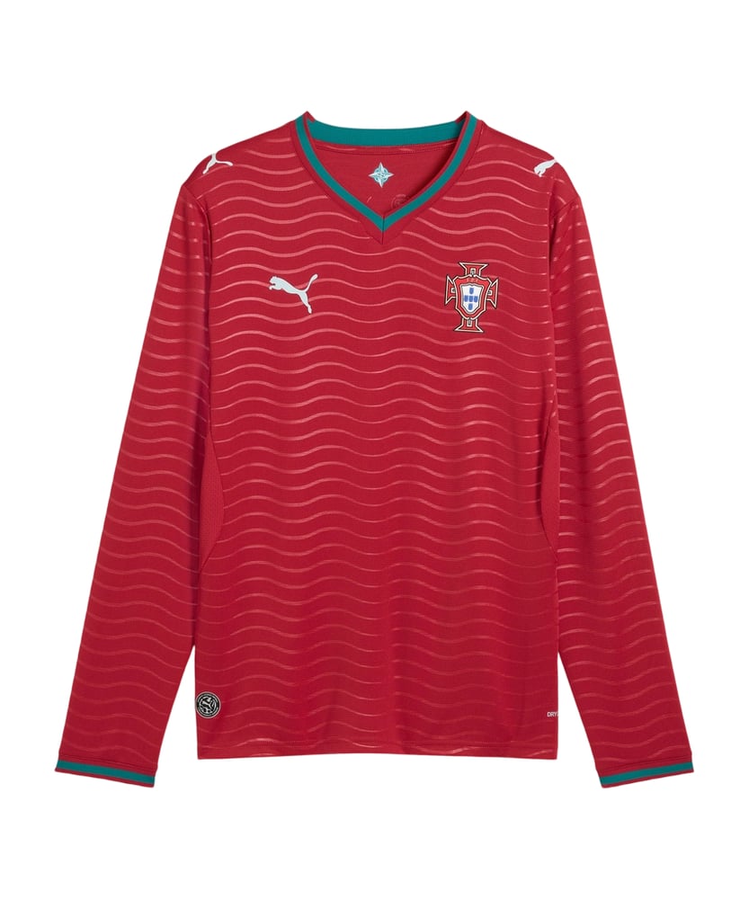 Herren Portugal 2026 Heim-WM Langarm Hemd