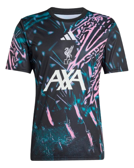 Kid's Liverpool 2025/26 Drittes Pre Match Shirt-Schwarz