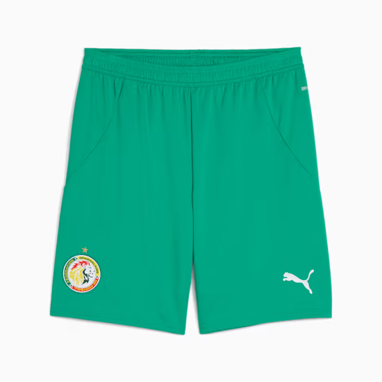 Kinder Senegal 2025 Home Shorts-Grün