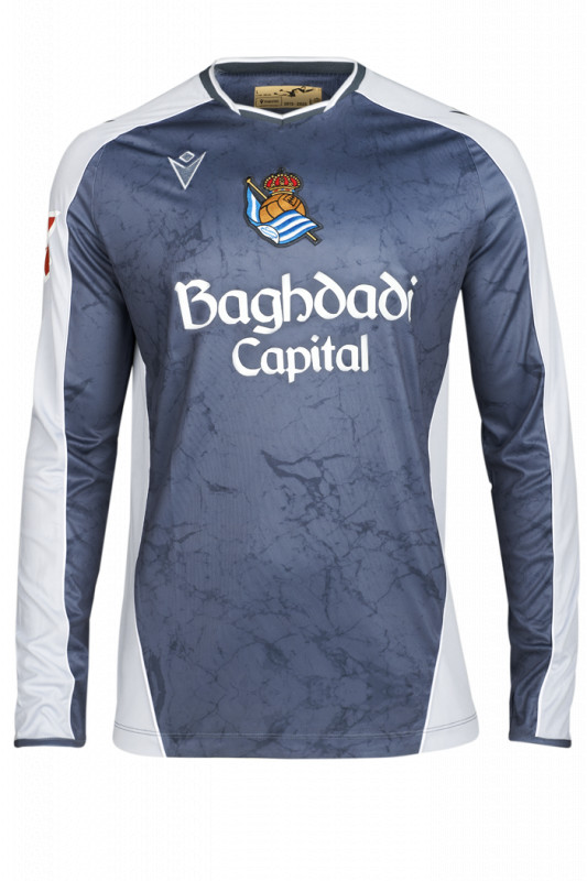 Kid's Real Sociedad 2025/26 Away Long Sleeve Shirt
